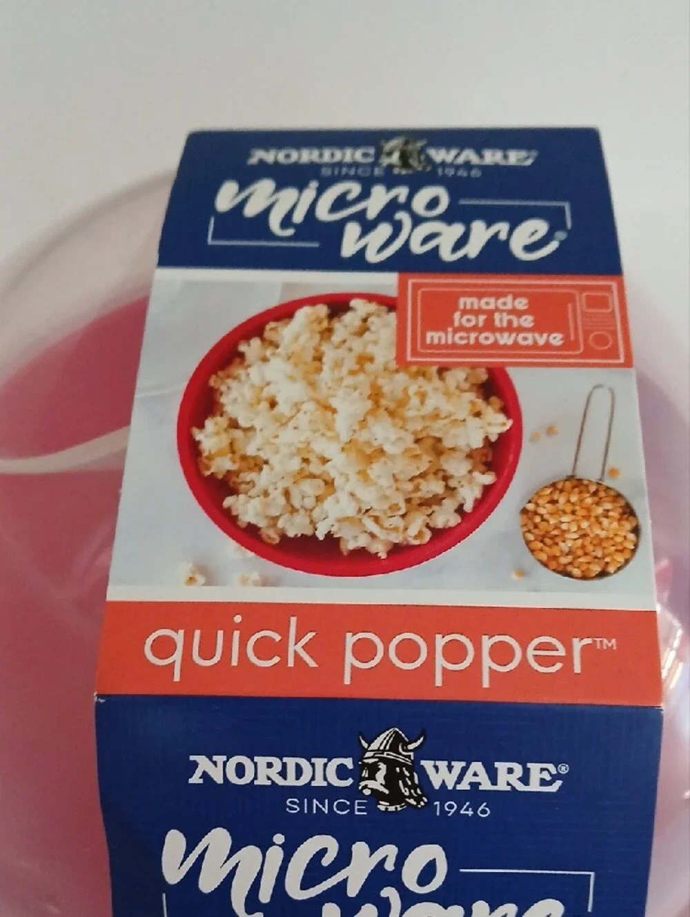 Nordic Ware Red Microwave Popcorn Popper